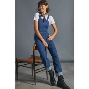 Adriano Goldschmied Women's Jumpsuit Denim Ribbed Small Chambray Calli Overalls